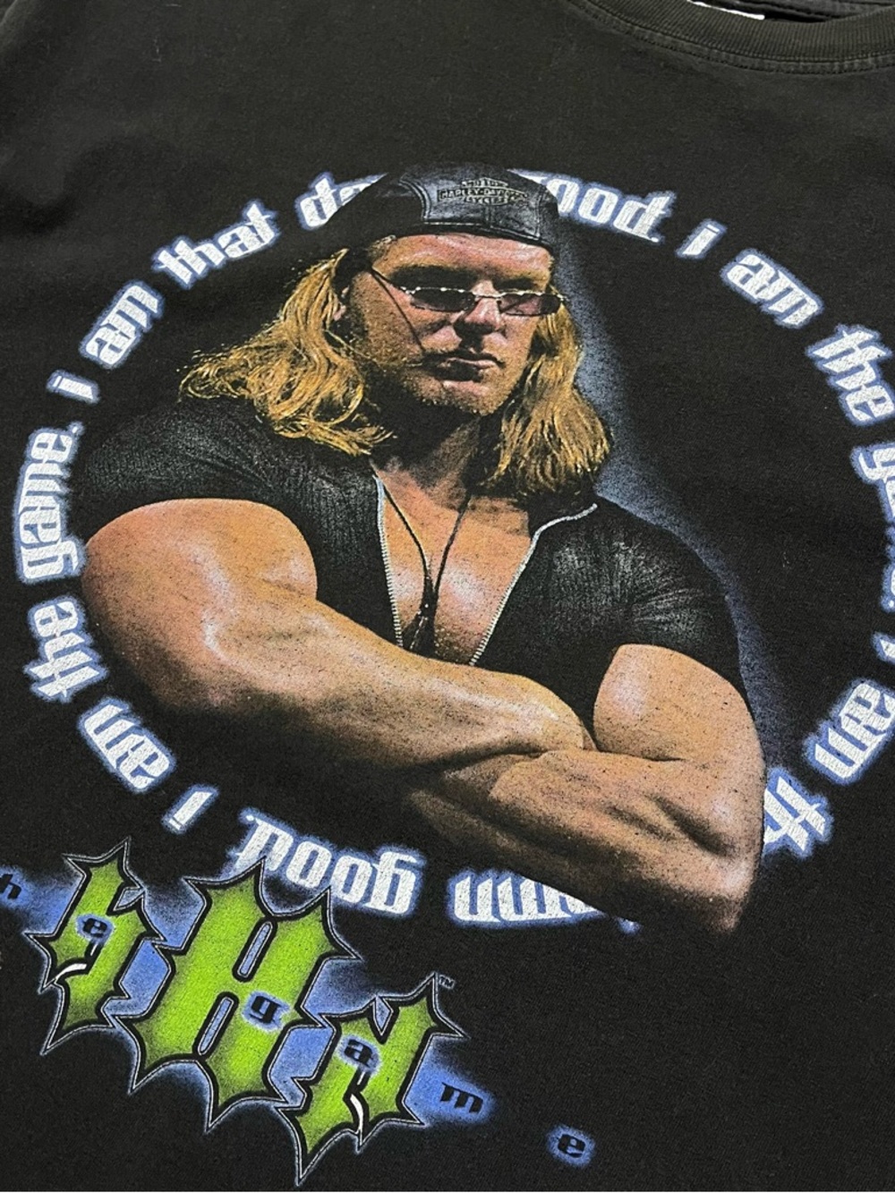 Y2K Triple H WWE WWF Wrestling Graphic Shirt Sized Large - Picture 2 of 7
